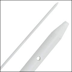 Cajun White Fiberglass Bowfishing Arrow Shaft
