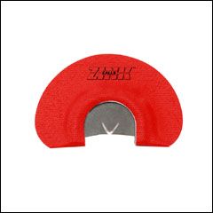 Zink X-Lady Diaphragm Turkey Call with split-V cut for realistic turkey sounds.
