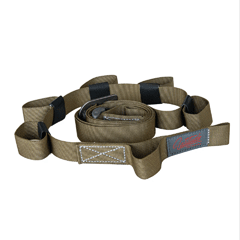 Latitude Gear Strap designed for streamlined organization for hunters, featuring customizable loops and a secure G-hook for easy attachment.