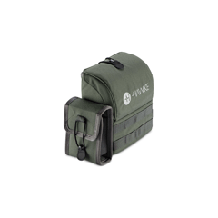 Hawke Optics Binocular Harness Pro Pack, adjustable harness with MOLLE webbing and removable range finder pouch for outdoor activities.