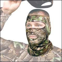 Primos Stretch-Fit Mask – Moisture-Wicking Camouflage Face Mask for Bowhunting
