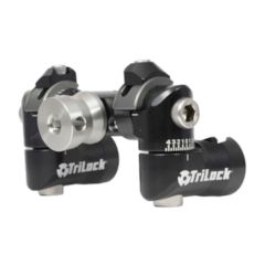 Axcel TriLock Adjustable V-Bar Mount with micro-adjustable angles and quick disconnect.
