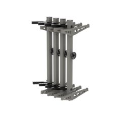 Novix Mini Double-Step Climbing Stick with frost coating and pivoting V-bracket.
