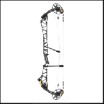 Mathews Title 38 Target Bow with 38" axle-to-axle design, featuring Bridge-Lock Carbon Target Bars, SwitchWeight Cam, and Anchor Weight System for elite competition accuracy.
