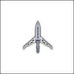 Ravin Titanium Crossbow Broadhead with Ti6AL4V Grade 5 titanium and 2-inch cutting diameter, designed for superior accuracy and penetration.

