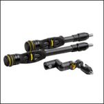 Trophy Ridge Hitman Bow Stabilizer Kit for noise and vibration reduction, available in 6" and 8", 8" and 10", or 10" and 12" combos.
