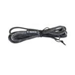 Novix AmSteel Rope with spliced eye and Prusik Knot for silent climbing stick attachment.
